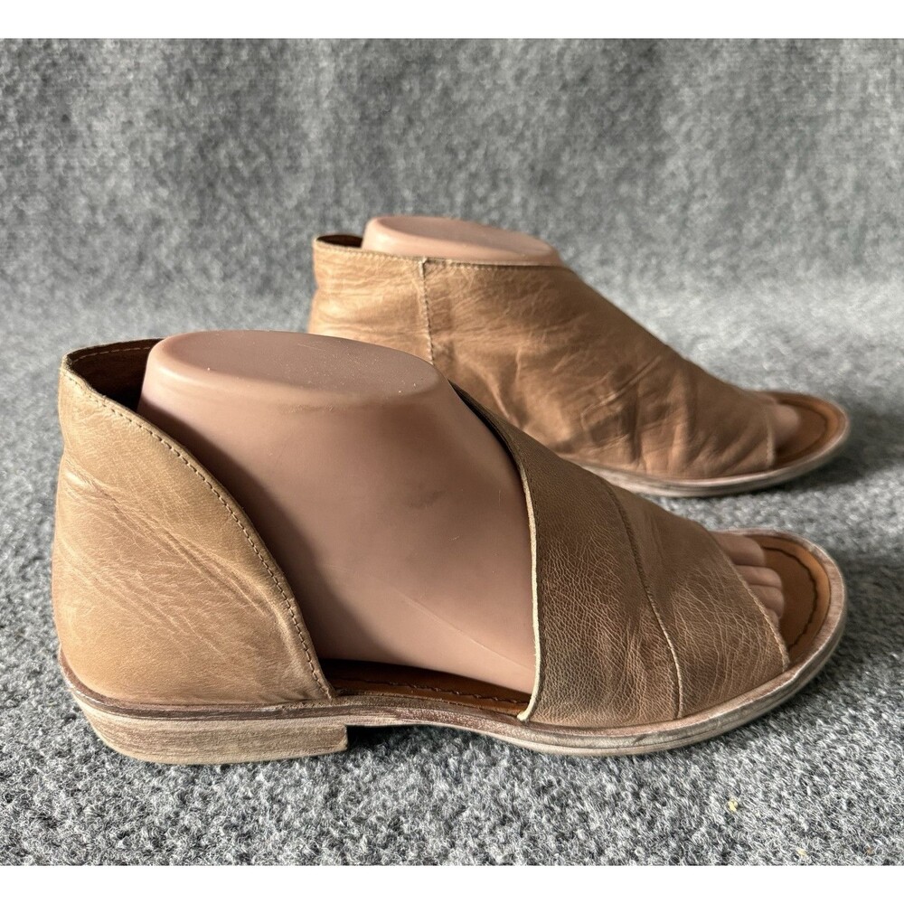 Free People Mont Blanc Asymmetrical Sandals Leather D’Orsay Open Toe EU 37.5